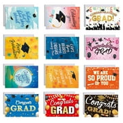 Graduation Gift Card set, with Envelopes, Stickers \u0026 Message Inside, Congrats Grad Card for School Graduation Party SuppliesStyle:Style 4;